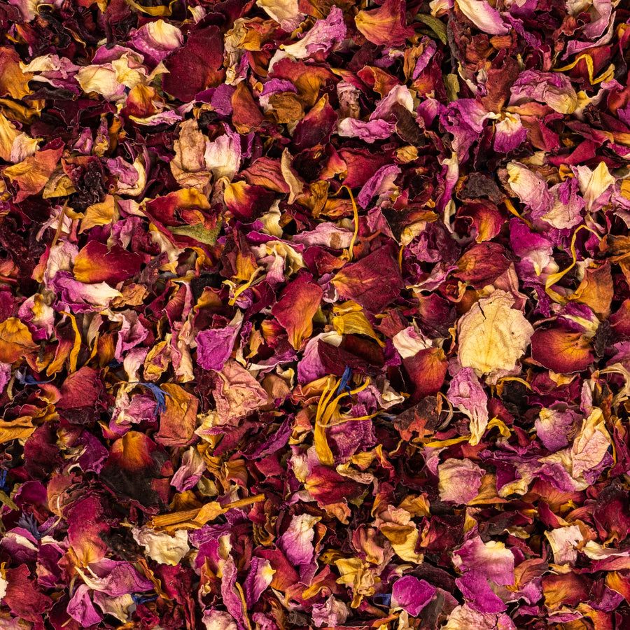 Natural Biodegradable Wedding Confetti | Dried Flowers - Rose Petals, Dried Lavender & Cornflower Petals | Eco-Friendly & 100% Biodegradable