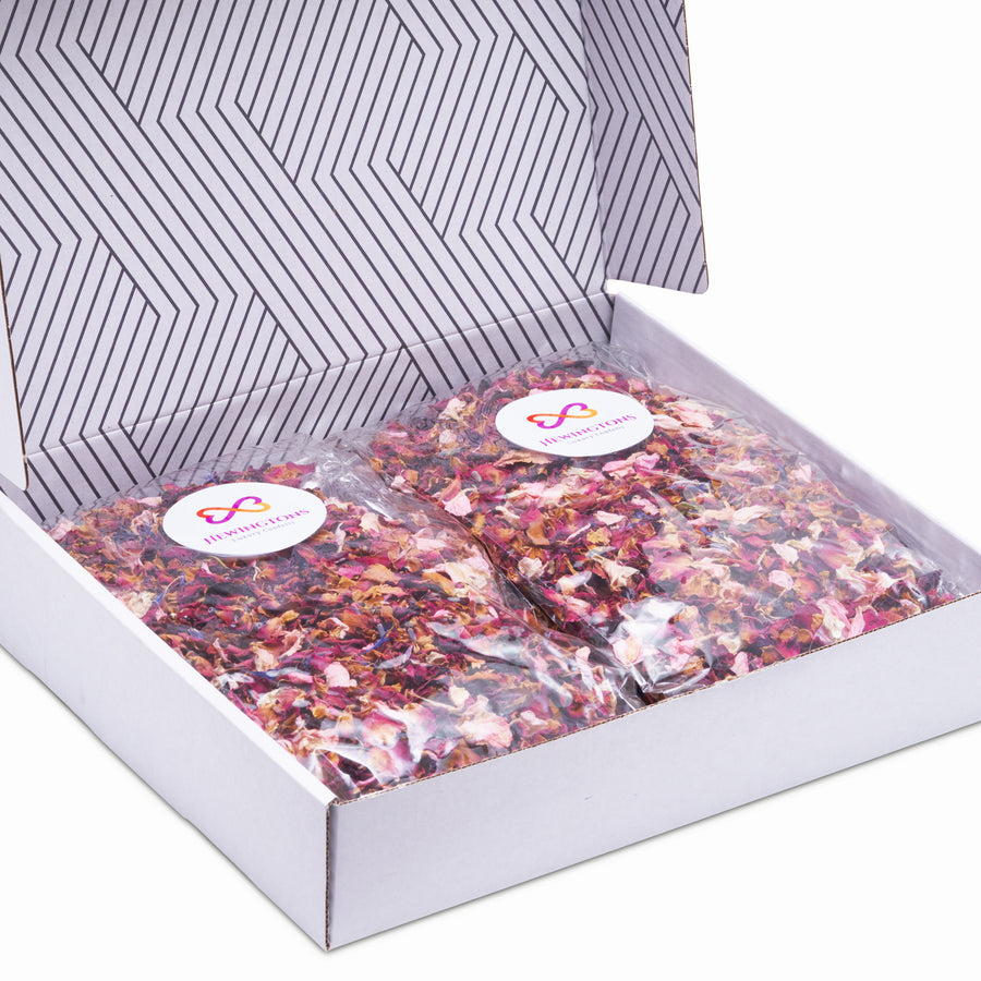 Natural Biodegradable Wedding Confetti | Dried Flowers - Rose Petals, Dried Lavender & Cornflower Petals | Eco-Friendly & 100% Biodegradable